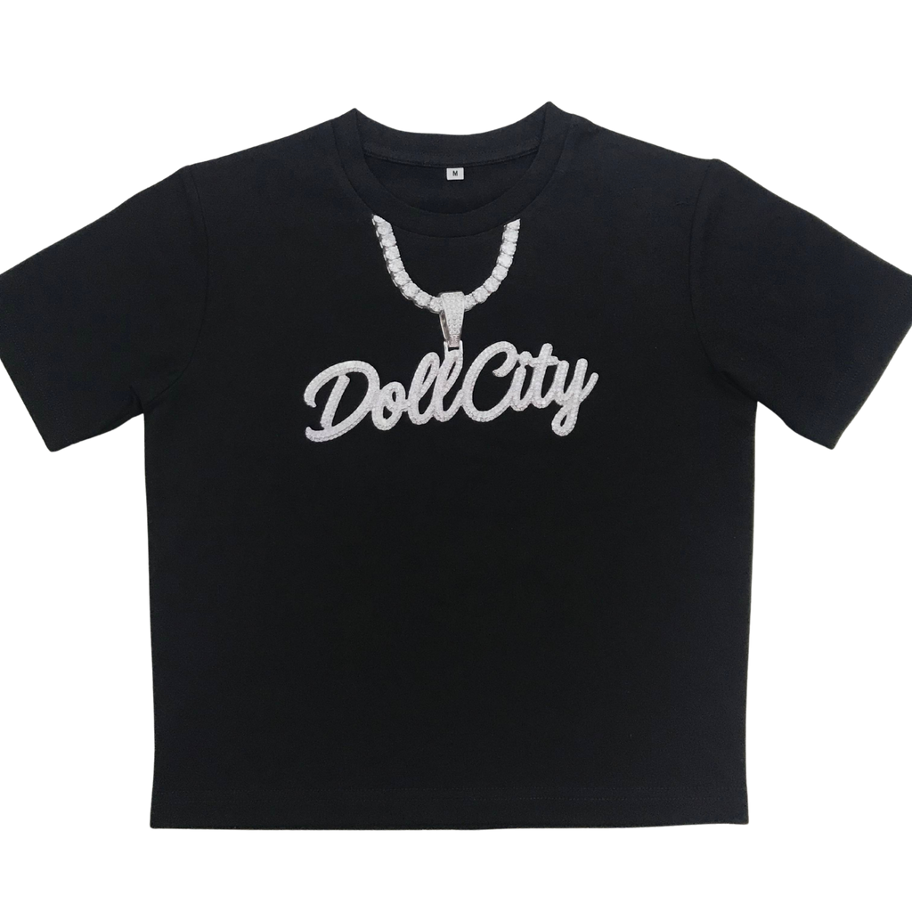 CROP SILVER CHAIN DOLL CITY®