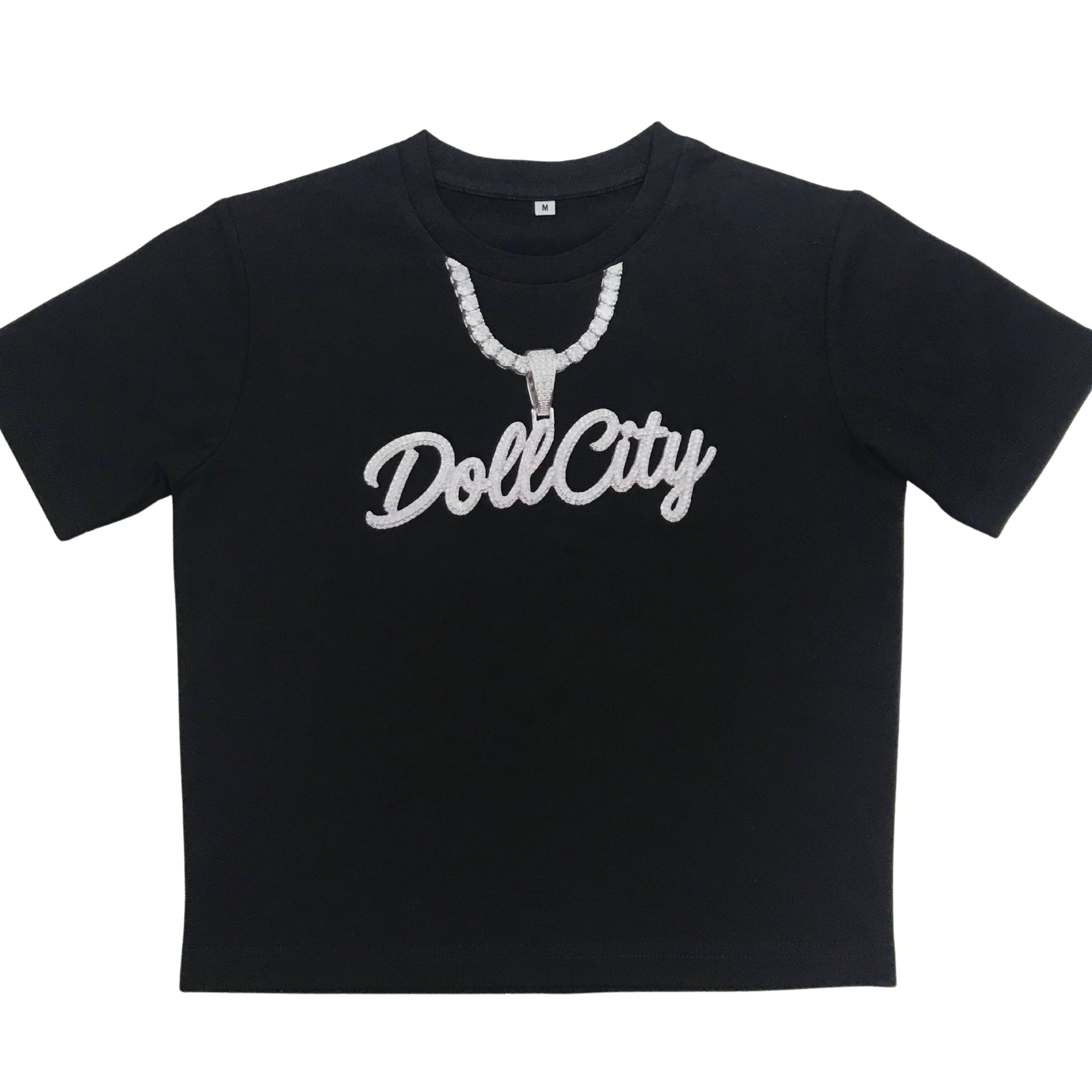 CROP SILVER CHAIN DOLL CITY®